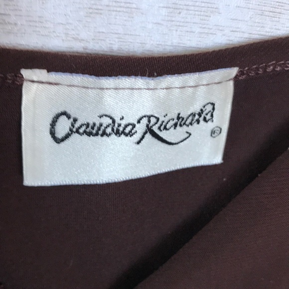 Brown Lace Strappy Tank Size 3X - Picture 3 of 4